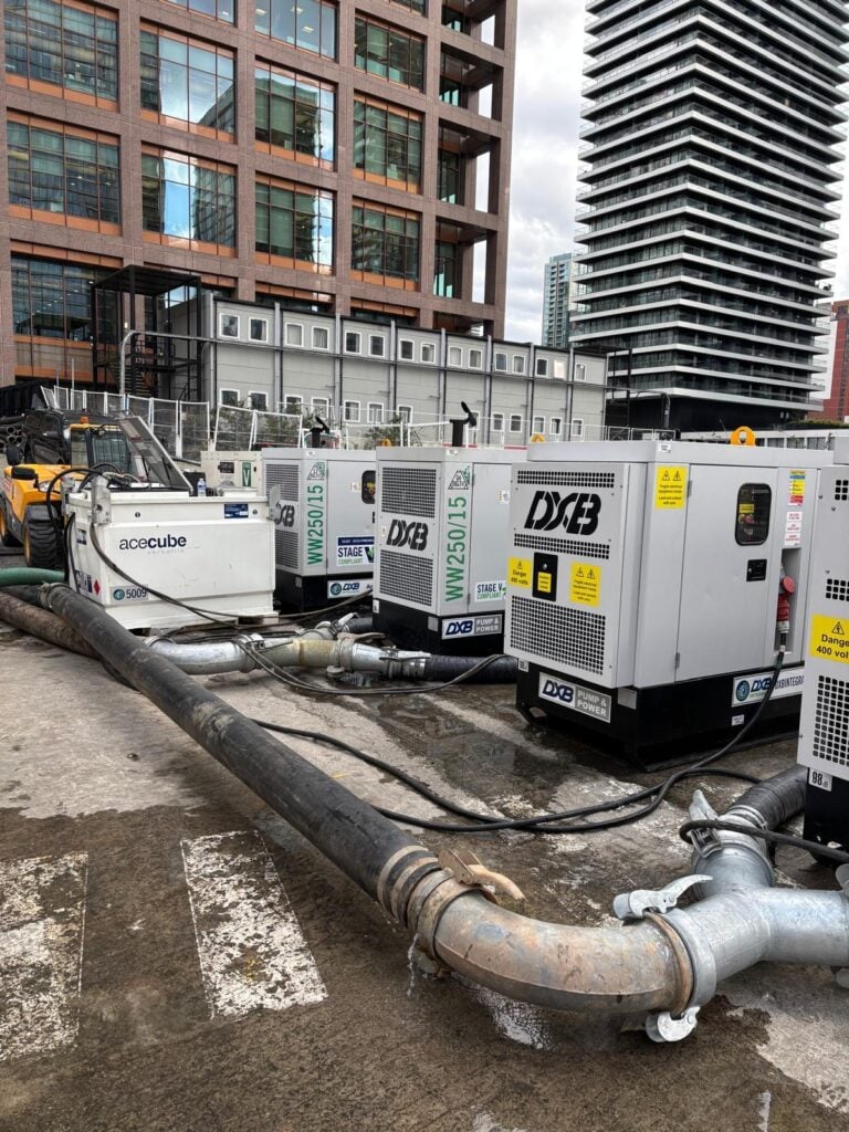 VTS Logistics team on a London construction site